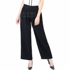 JO & NIC Zelda Long Culotte Pants Celana Wanita - BLACK