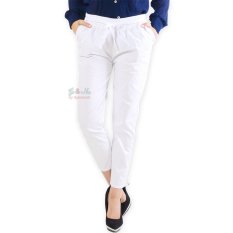 JO & NIC Barbara Celana Panjang Katun Stretch FJN834 - White