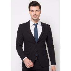 John Varatos - Jas Formal Pria Kantor [Black]  Jas Formal  Jas Kantor  Jas pesta  Jas Weding  Jas Hitam Doff