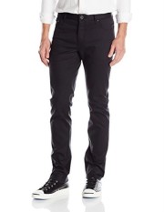 John Varvatos Koleksi Pria Potongan Pas Badan Jeans Hitam, 31 Regular-Intl
