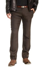 John Varvatos Koleksi Motor City Low Rise Jeans Ramping Cokelat, 34-Intl