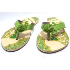 Joker Sandal Jepit Batik Khas Jogja Model A1 - Hijau