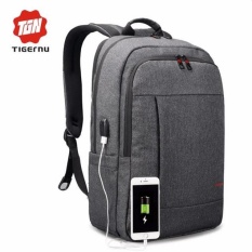 Joy Anti Maling Ransel untuk 12-17 Inches Laptop dengan Port Pengisian USB Eksternal-Hitam-Intl