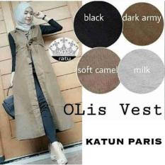 Jual Baju Atasan / Blouse Muslim / Gamis / Cardy Rompi Olis Vest Berkualitas