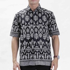 Jual baju batik pria lengan pendek Batik banowati bw 0054