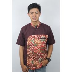 jual baju koko batik pria eksklusif, busana muslim pria, ADHB04