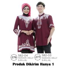 Jual Baju Koko Muslim Couple Pria 582-03 Produk Azzurra Murah !