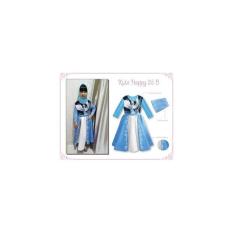 Jual Baju Muslim Anak Perempuan Ala Princess Frozen Queen Elsa AGD3196