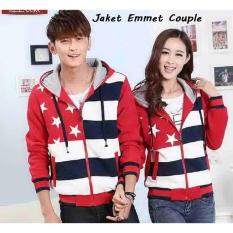 Jual Jaket Couple - PROMO Jaket Online - Jaket Emmet Merah