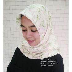 Jual Jilbab Segiempat Motif / Tiung Mode ( TM-313 ) / Segiempat Murah / Kerudung / Grosir Dan Eceran