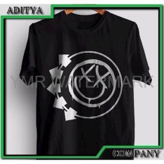Jual Kaos Tshirt Gildan Sablon Polyflex Custom Band Blink 182 Order Sekarang