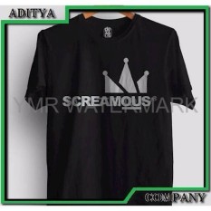 Jual Kaos Tshirt Gildan Sablon Polyflex Custom Screamous Custom Distro Special