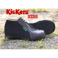 Jual Kickers Kids Zipper Denim Baru | Sepatu Anak Laki-Laki Murah