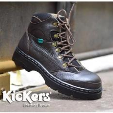 Jual murah sepatu kickers boots safety tracking motor kerja pria