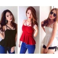JUAL RUGI SALE PROMO BABYDOLL COMFY TOP ATASAN WANITA IMPORT BANGKOK BABY DOLL PEPLUM GOOD QUALITY