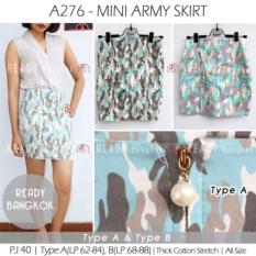 JUAL RUGI SALE PROMO MINI ARMY SKIRT ROK MINI SEPAN BODYCON WANITA HIGH QUALITY IMPORT BANGKOK
