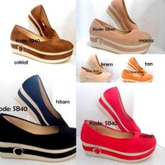 Jual Sepatu Terbaru Platform Wanita SB40 / Shoes Basic