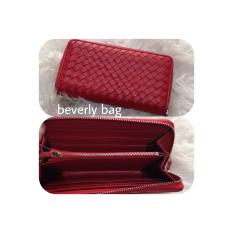 jual tas bag dompet Bottega LEATHER MIRROR - red