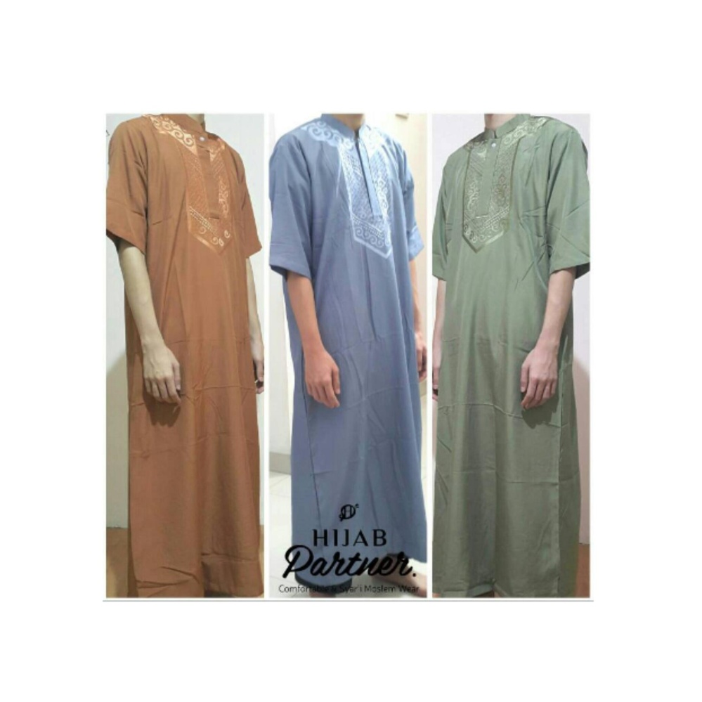 Jubah Ikhwan Al-Jadiid / Gamis Pria / Baju Koko Muslim Pria