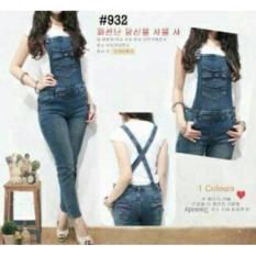 Jumpsuit Jeans Naval 2in1 ( Celana Kodok + Inner Kaos ) Baju Wear Pack Korea Terbaru & Kekinian, Bikin Siapapun Yg Memakainya Akan Kelihatan Lebih Anggun, Gaya, Gaul, Trendy Dan Cantik Maksimal ;-)