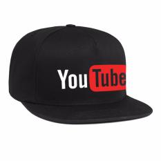 Just Cloth Topi Snapback Youtube Social Media - Hitam