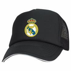 Just Cloth Topi Trucker Real Madrid - Hitam