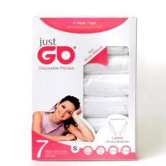 JUST GO Celana Dalam/CD Kertas CEWEK (DISPOSABLE PANTIES Dan UNDERWEAR) - Putih