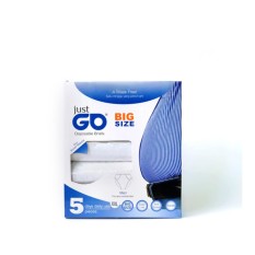 JUST GO Celana Dalam/CD Kertas Cowok (DISPOSABLE PANTIES Dan UNDERWEAR) - Putih