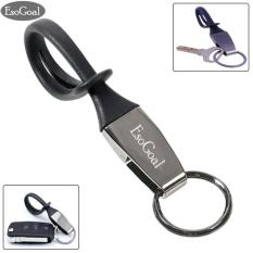 JvGood Kreatif Bahasa Swedia Keychain, Denmark Generasi Kedua Keychain, Paduan Seng Keychain, pria pinggang menggantung gantungan kunci, Hitam