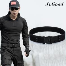 Jvgood Ikat Pinggang Pria Sabuk Keamanan Sabuk Tempur Taktis Utilitas Gear Bisa Disesuaikan Heavy Duty Polisi Militer Peralatan untuk Outdoor