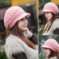 JZ Casual Female Summer Uv Sun Hat (Leaves Pearl Models Pink) MAC XS 920 - intl
