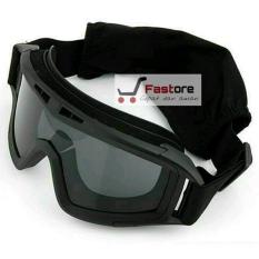 Kacamata Gurun 3 Lensa Google Locust Desert USA Cross Airsoft Goggle