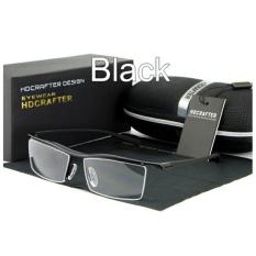 Kacamata Sport Half Frame Titanium Black Kaca Mata Minus Plus Hitam