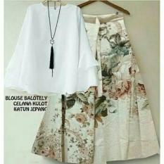 Kafis shop - Set Kulot Sofia White - Set Kulot