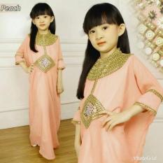 Kaftan cleo kids / baju lokal anak / baju muslimah