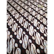 Kain Batik Parang Barong Gading Bahan Katun Sogan Primisima Halus Baik Untuk Kebaya Jarik Seserahan Khas Jogja Manten Jarit Pernikahan Jawa Grosir Halus Seragam Batik Bahan Kemeja Rok Lilit Setelan Hitam Coklat Tua Panjang 2 Meter