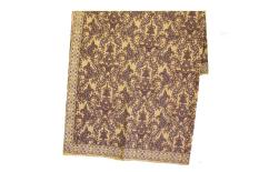 Kain Batik Yogyakarta Warna Coklat Muda Motif Daun