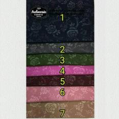 Kain Gamis Kain Wolfis Woolpeach embos emboss motif Marwah - Prima Mart