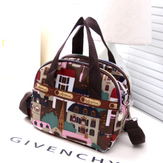 Kain Nilon Produk Baru Wanita Perempuan Tas Tas Selempang (Coklat Rumah)