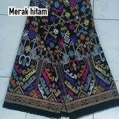 Kain satin bali murah motif songket merak