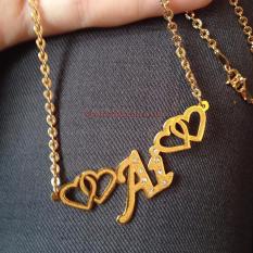 Kalung Nama Grafir Lapis Emas (Bebas Ukir sesuai namamu)