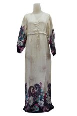 Kampung Souvenir - Gamis Bali Manohara - White With Flowers