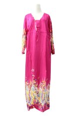 Kampung Souvenir - Gamis Bali V Neck - Ethnic Pink