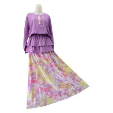 Kampung Souvenir - Gamis Peplum Adni - Soft Purple