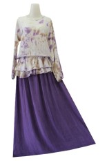 Kampung Souvenir - Gamis Peplum Elvina - Light Purple