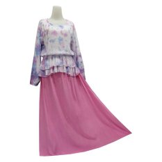 Kampung Souvenir - Gamis Peplum Elvina - Pink