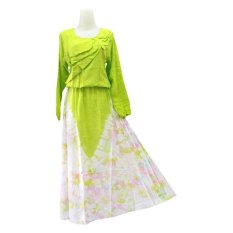 Kampung Souvenir - Gamis Rainbow Aliyah - Green