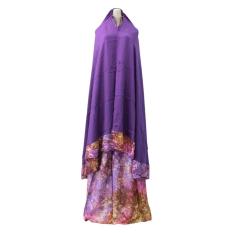 Kampung Souvenir - Mukena Peplum Dark Purple New