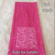 kanaya - kain brokat sofia lembaran uk. 1.5 mtr *1.4mtr bahan kebaya bali murah dress baju seragaman