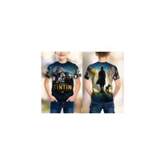 Kaos Anak Fullprint Sublimation Custom The Adventure Of Tintin